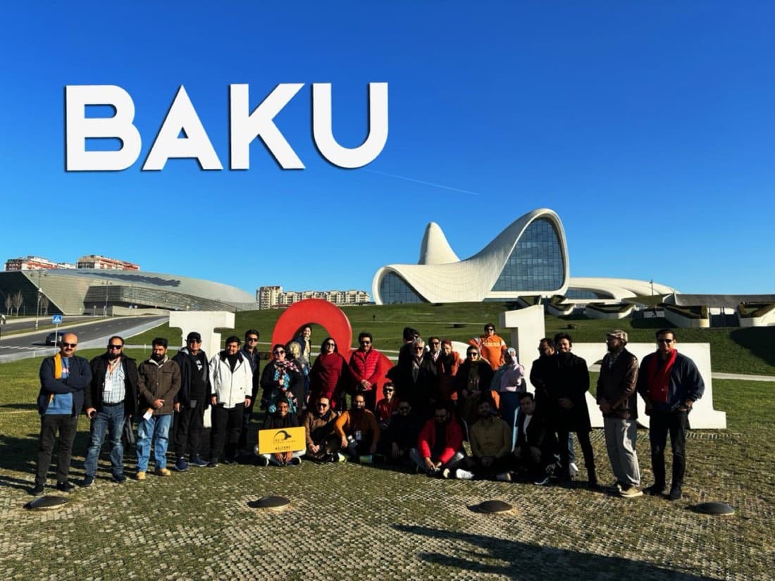 IBEX travellers in Baku