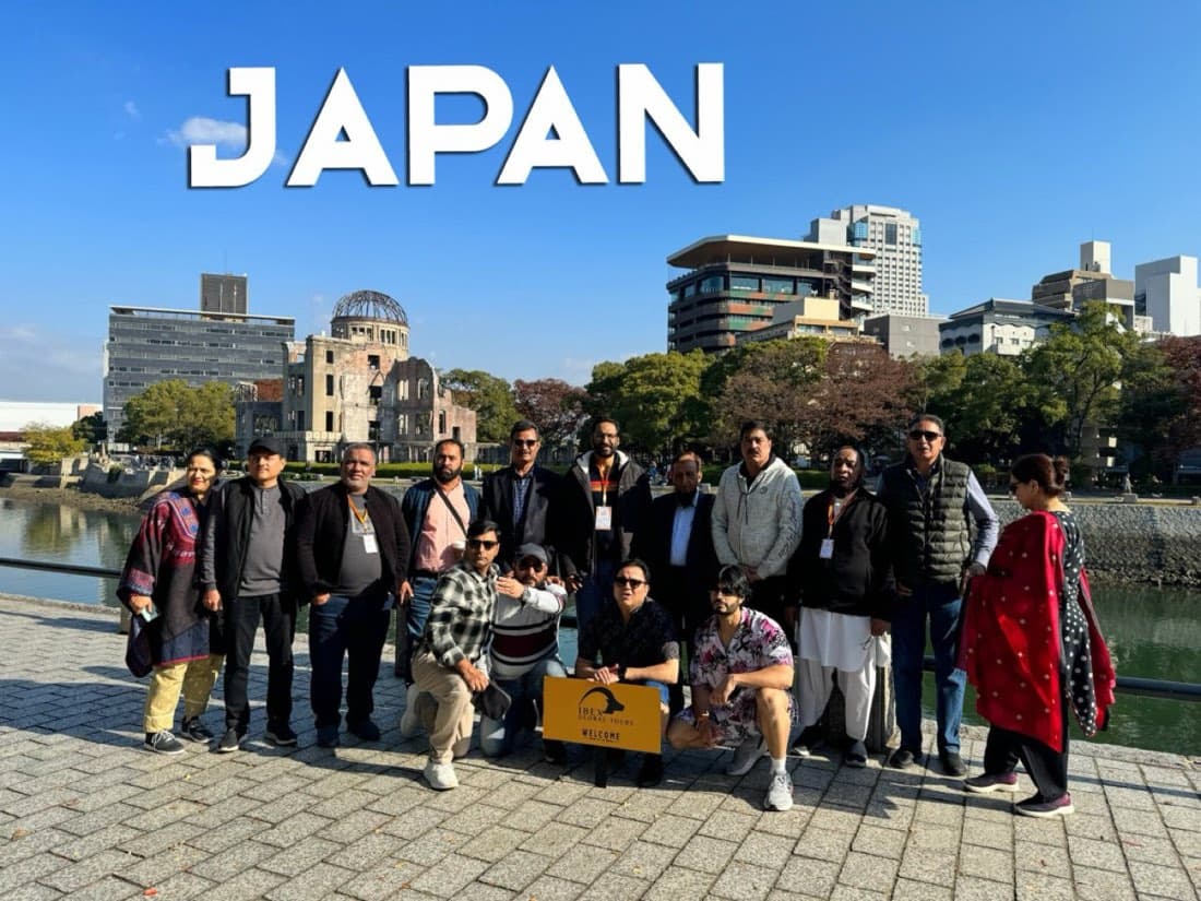 IBEX travellers in Japan